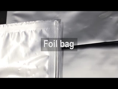 Túi giấy bạc Ziplock chống rò rỉ có thể khóa lại Túi đựng thực phẩm Doypack Túi đứng lên Túi