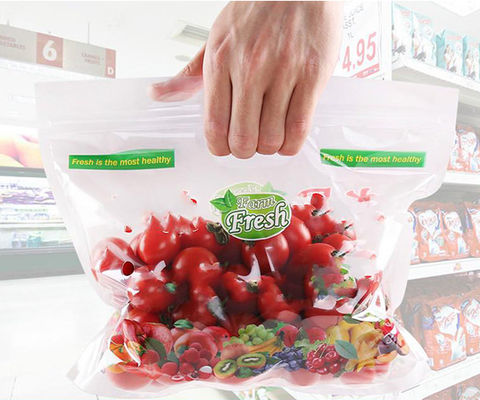 Xử lý Antifog Bao bì trái cây và rau quả Túi nhựa nho để đóng gói rau quả