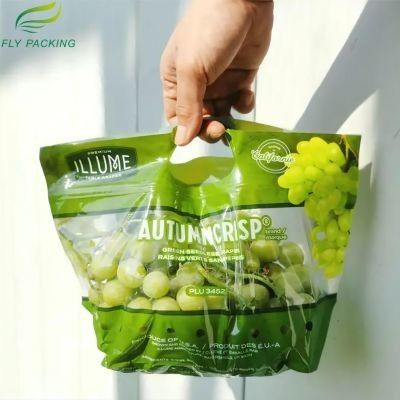 Rau tươi Ziplockk có thể khóa lại Bao bì có thể phân hủy sinh học cho trái cây và rau quả